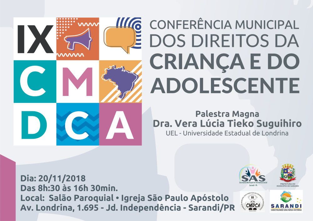 IX Conferência Municipal dos Direitos da Criança e do Adolescente